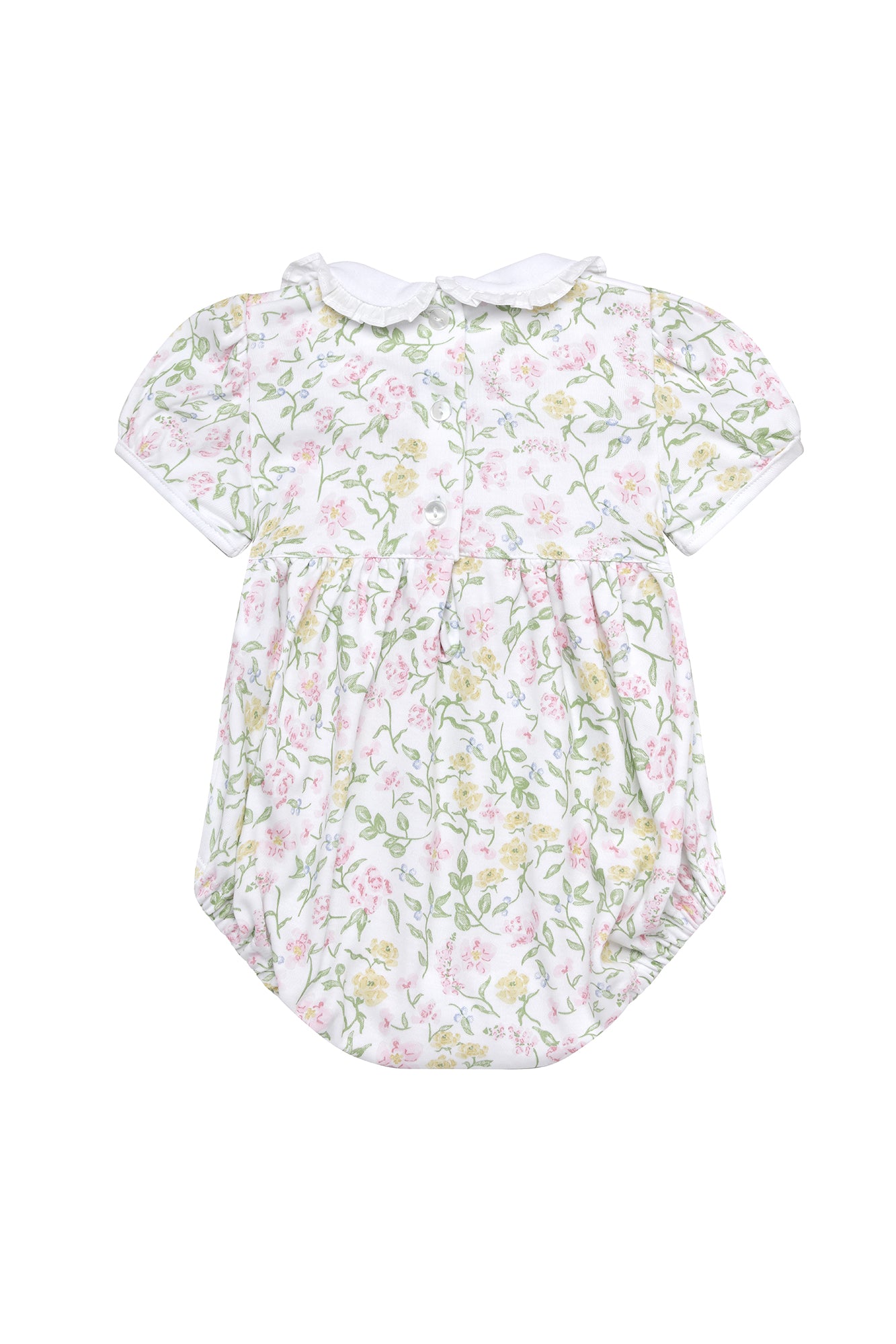 Berry Wildflowers Smocked Bubble