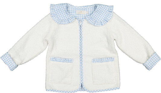 Blue Collar Gingham Fleece Jacket