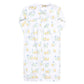 Chicks Print Smocked Gown