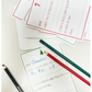 Christmas, Fill in the Blank, Thank You Note Set