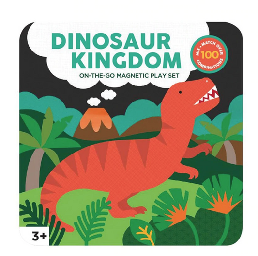 Magnetic Play Set, Dinosaur Kingdom