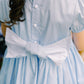 Elise Blue Short Sleeve Dress