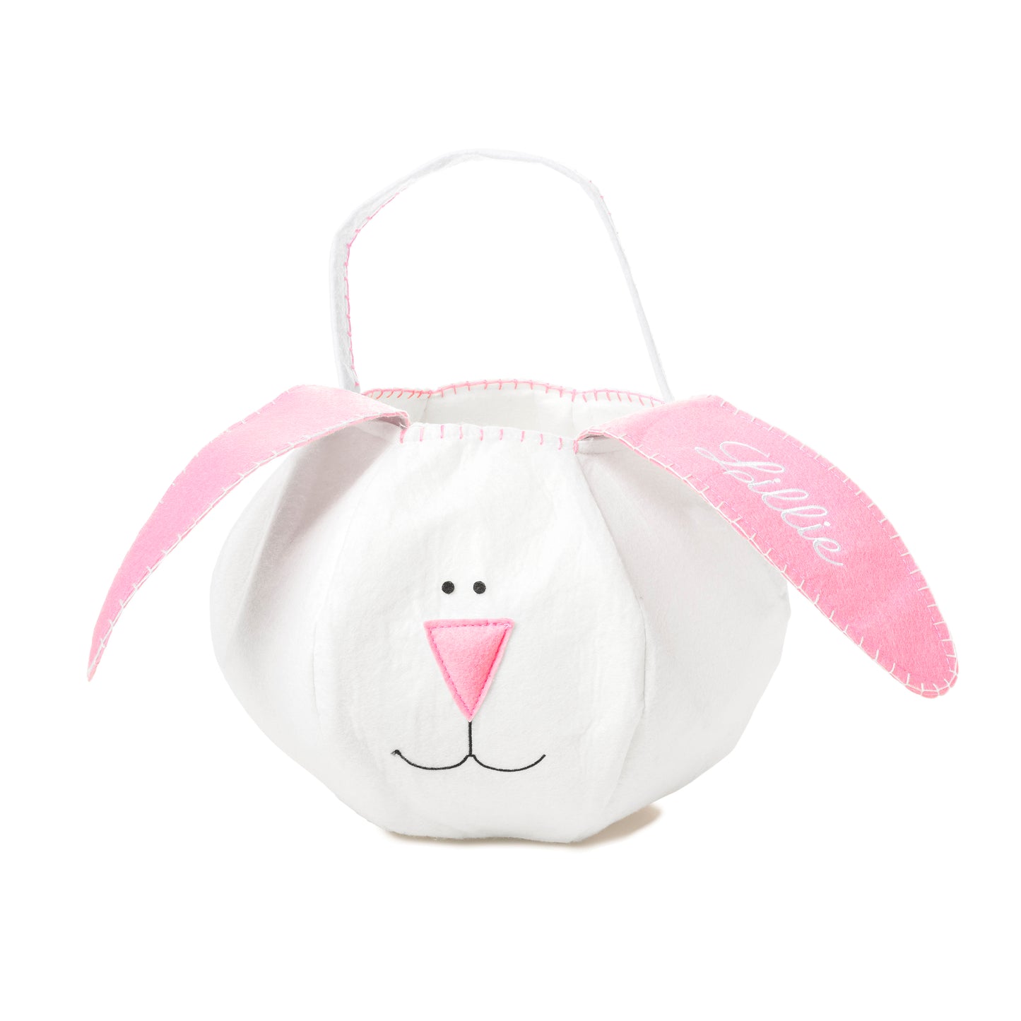 Easter Bunny Ear Basket, Pink