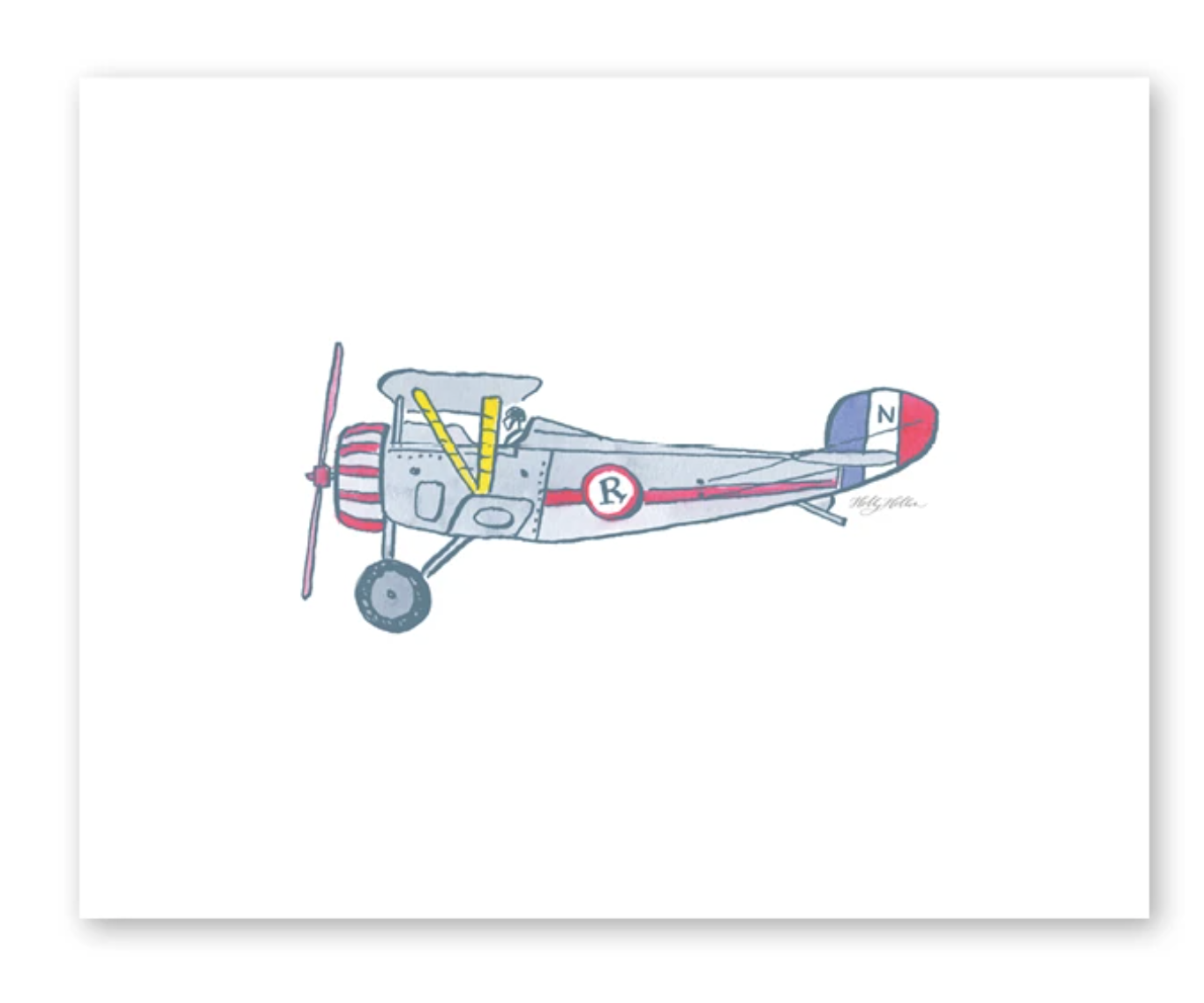 Print, Fly in Nieuport