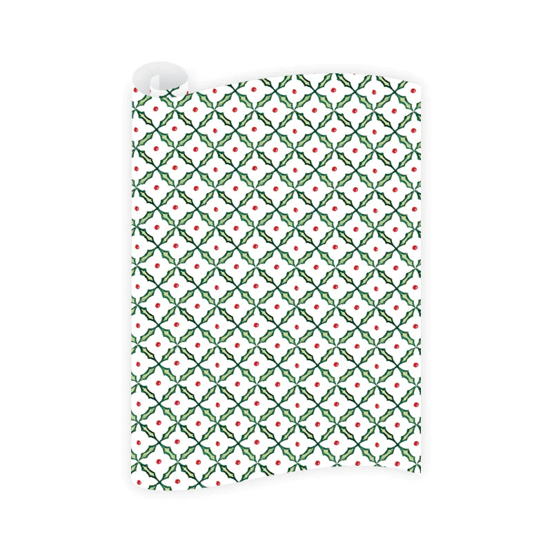 Highclere Holly Wrapping Paper