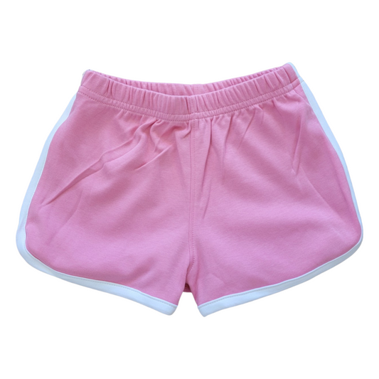 Girl Athletic Shorts, Light Bubblegum