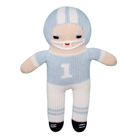 Knit Doll, Blue Football Player