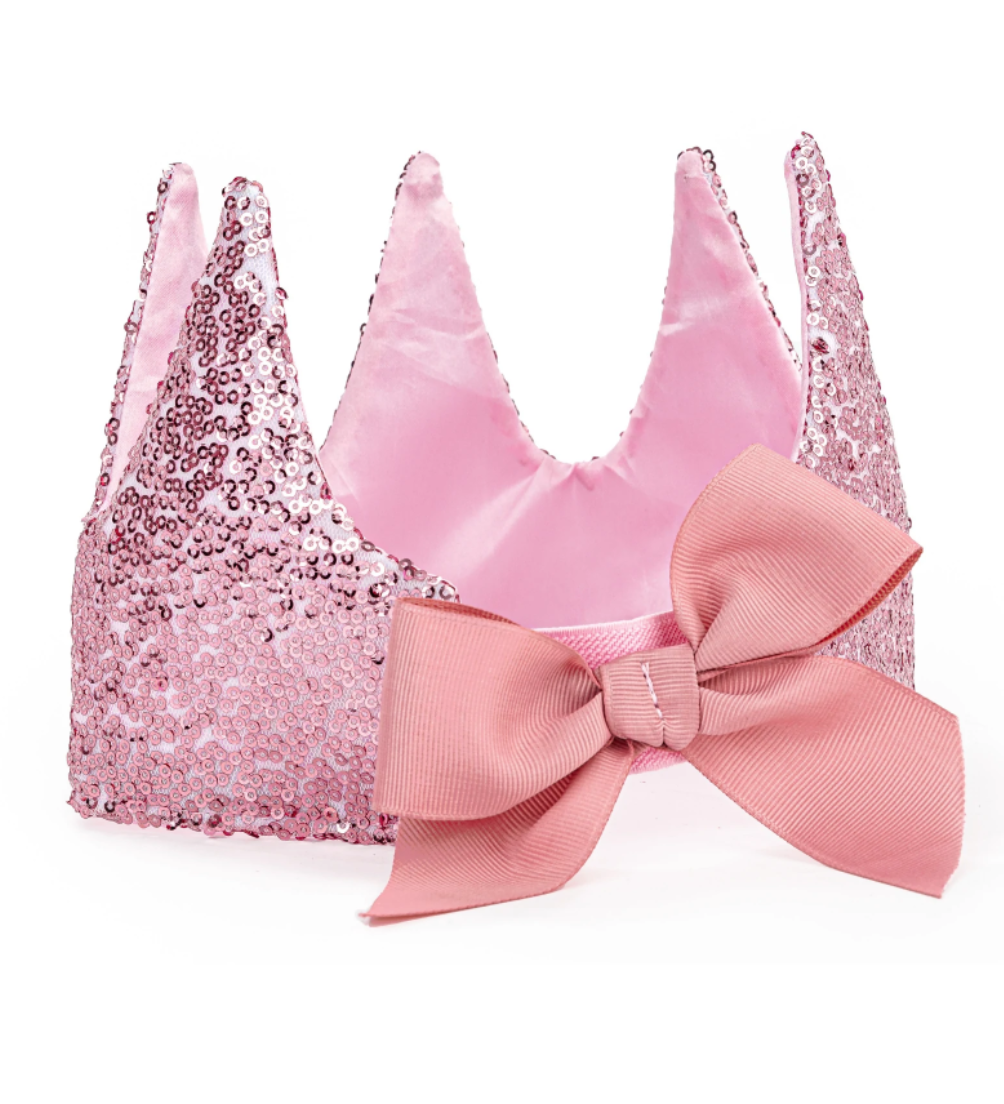 Pink Sequin Crown