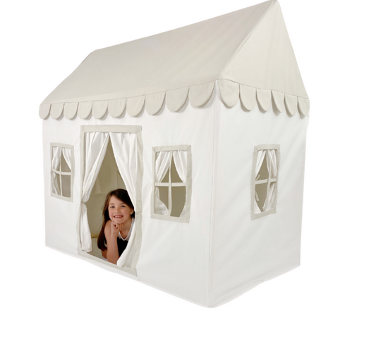 Playhouse, White with Beige