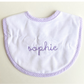 Bib, Lilac Seersucker