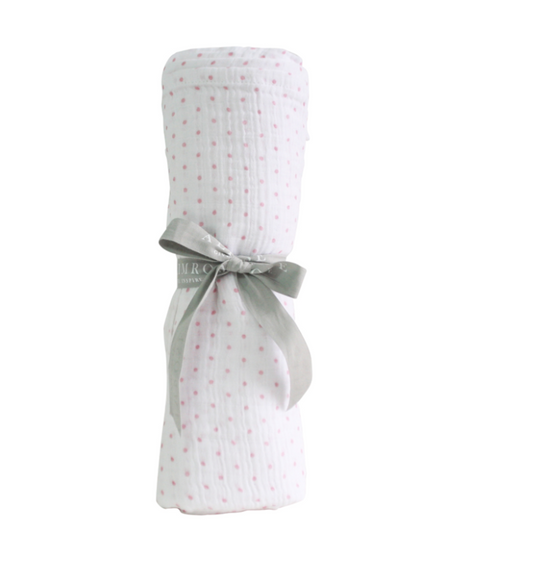 Muslin Swaddle, Polka Dot