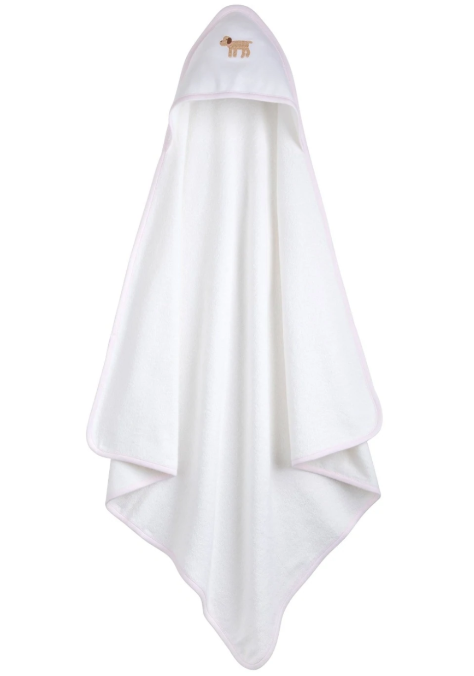 Hooded Towel Lab with Pink Baby Braithwaite