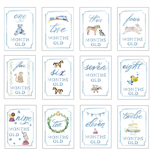 Milestone Baby Card Set