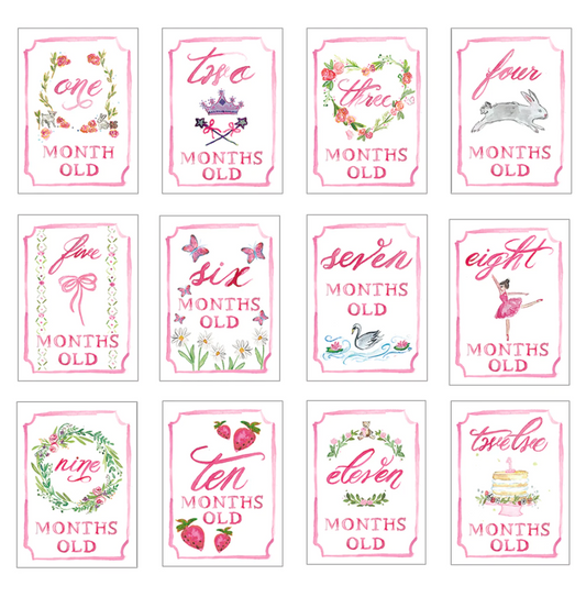 Milestone Baby Card Set