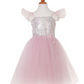 Silver Sequins Princess Dress Up