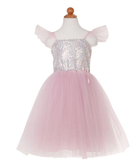 Silver Sequins Princess Dress Up