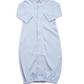 Pima Converter Gown, Blue with Stitch