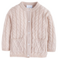 Classic Cashmere Blend Cardigan, Oatmeal