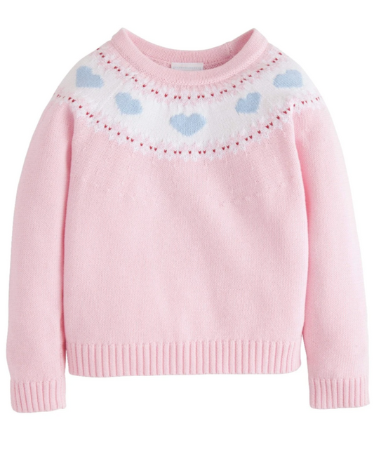 Hearts Fair Isle Sweater