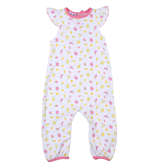 Fresh Lemonade Flutter Playsuit