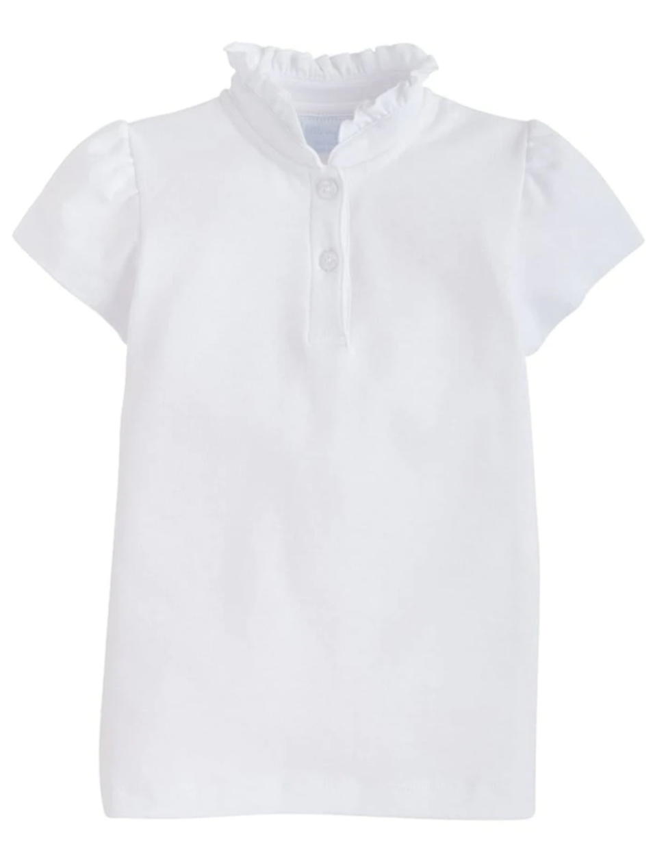 Girl's Short Sleeve Hastings Polo, White