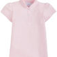Girl's Short Sleeve Hastings Polo, Light Pink