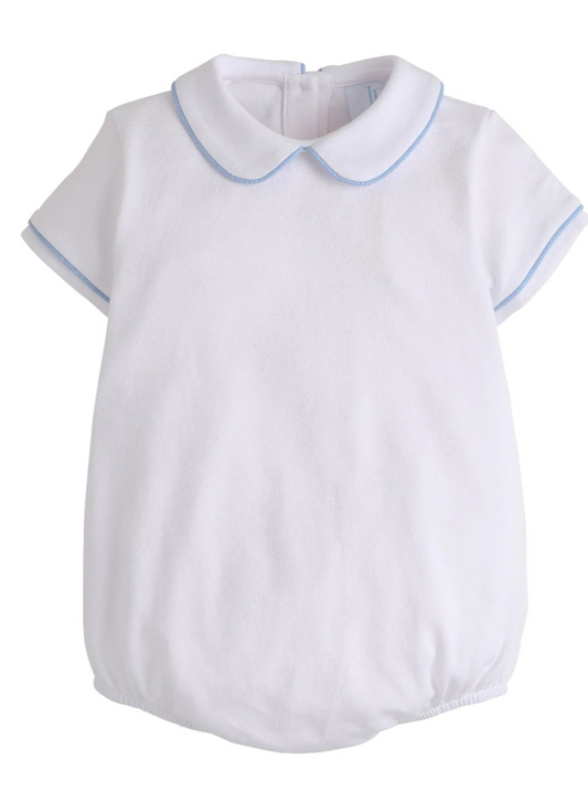 Peter Pan Collar Bubble with Light Blue