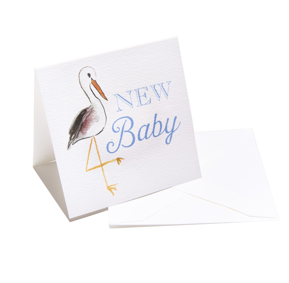 Enclosure Card, Blue Stork