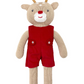 Red Boy Reindeer Doll
