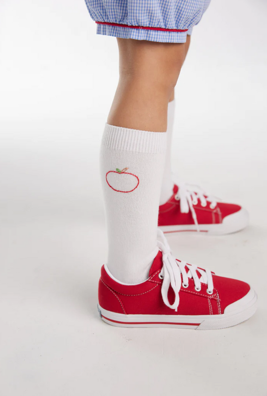 Apple Knee High Socks