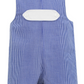 Royal Gingham John John with Tab