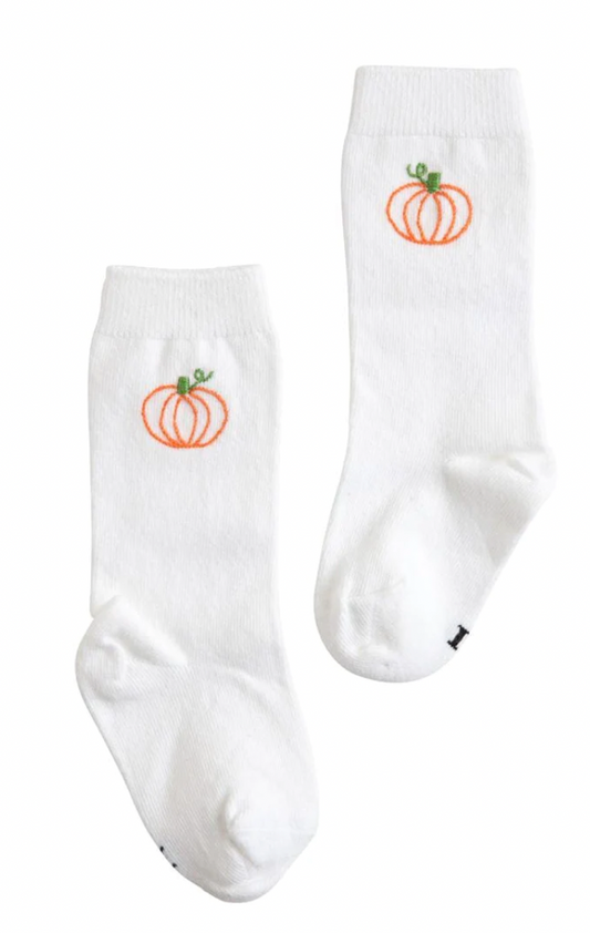 Pumpkin Knee High Socks