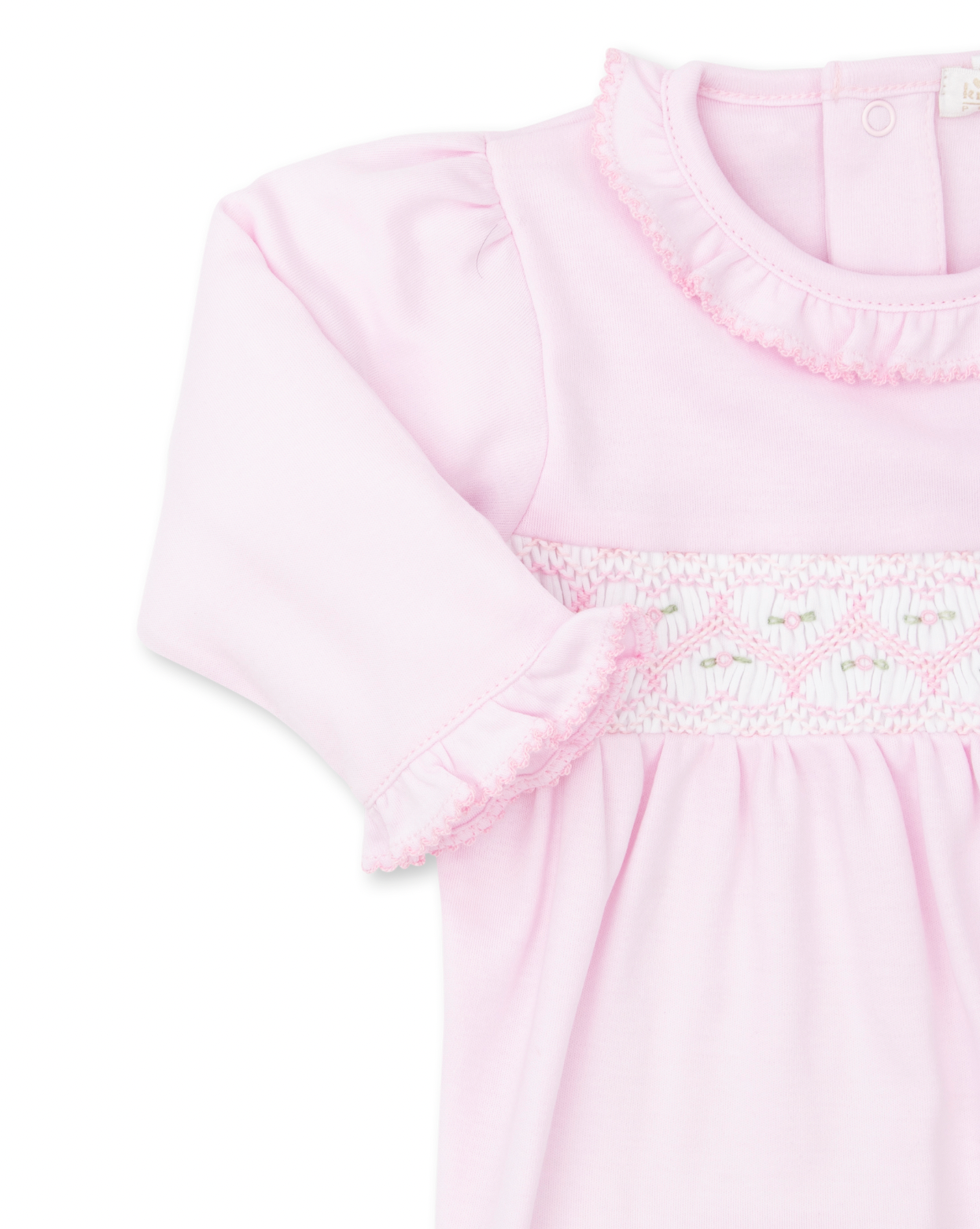 CLB Fall Pink Playsuit with Smocking