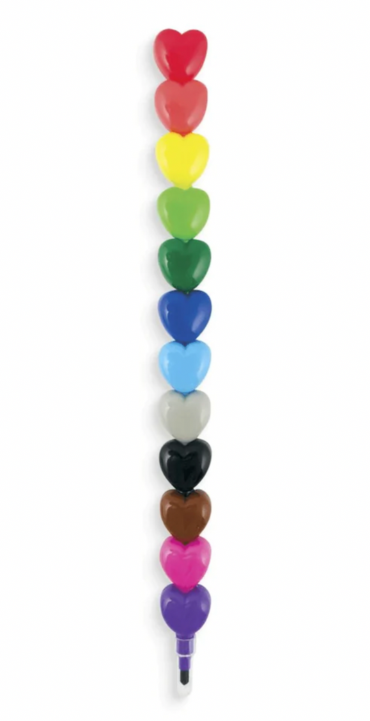 Heart to Heart Stacking Crayons