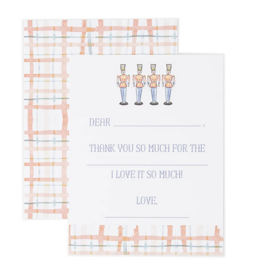 Children's "Toy Soldier" Thank You Notecards