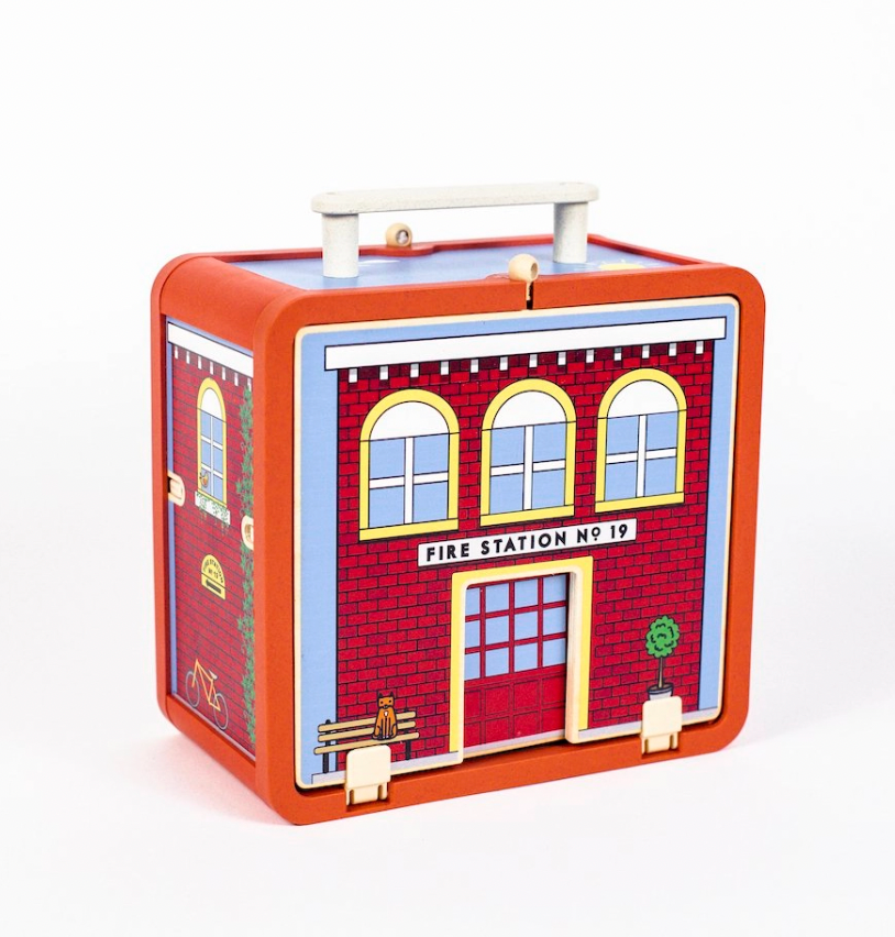 Fire Truck Suitcase Play Set
