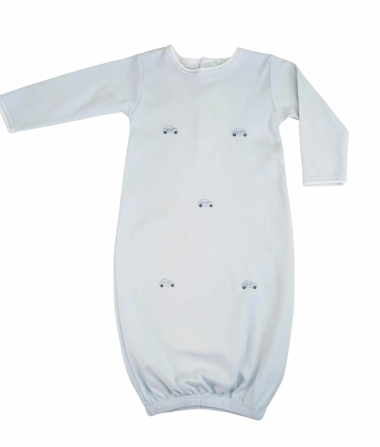 Boy Embroidered Cars Daygown