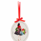 Ornament, Glam Girl with Shopping Bags