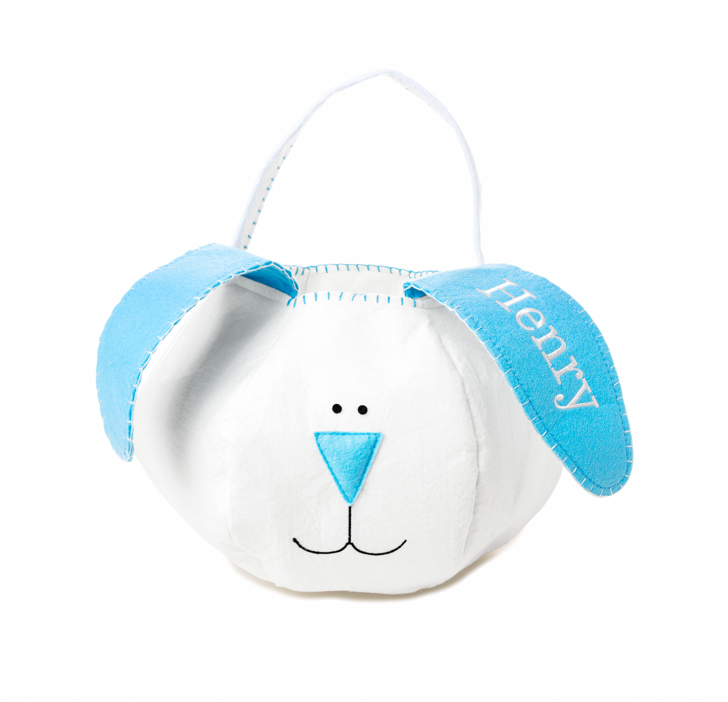 Easter Bunny Ear Basket, Blue