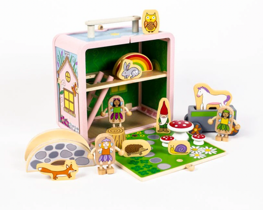 Fairy House Suitcase Play Set