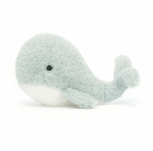 Wavelly Whale Grey