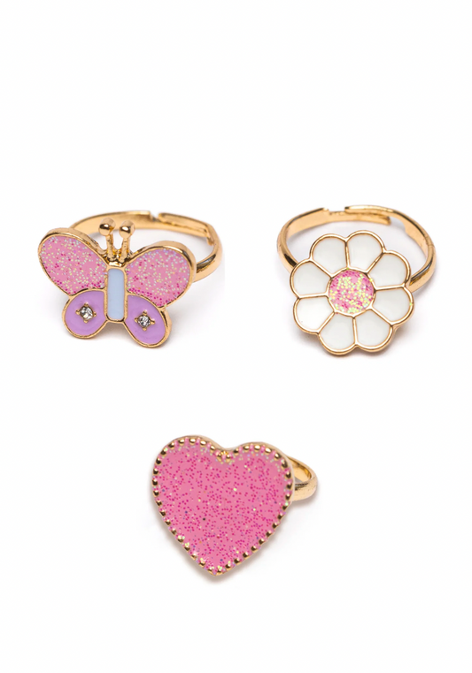 Wonderland 3 Piece Ring Set