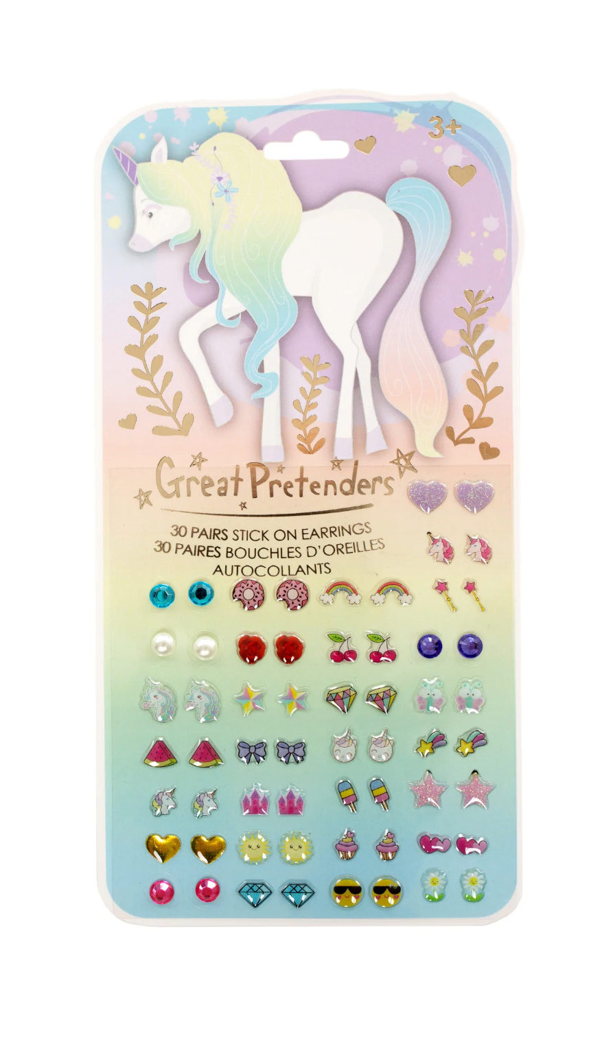 Whimsical Unicorn Sticker Earring Set