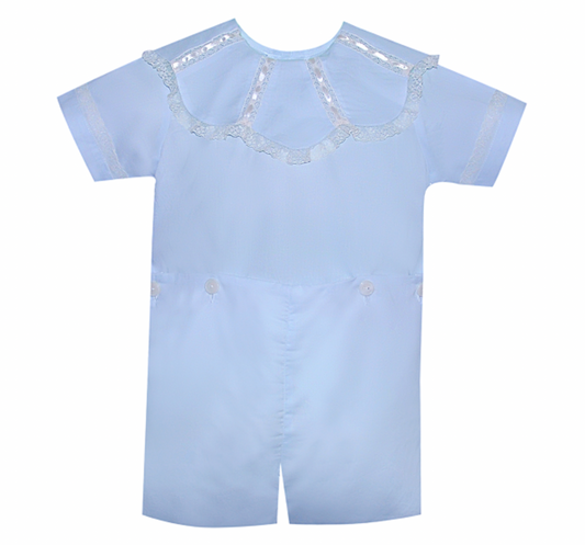 Blue Maxwell Button On Suit