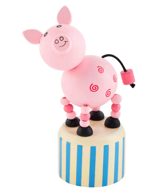Collapsible Wood Toy, Pig