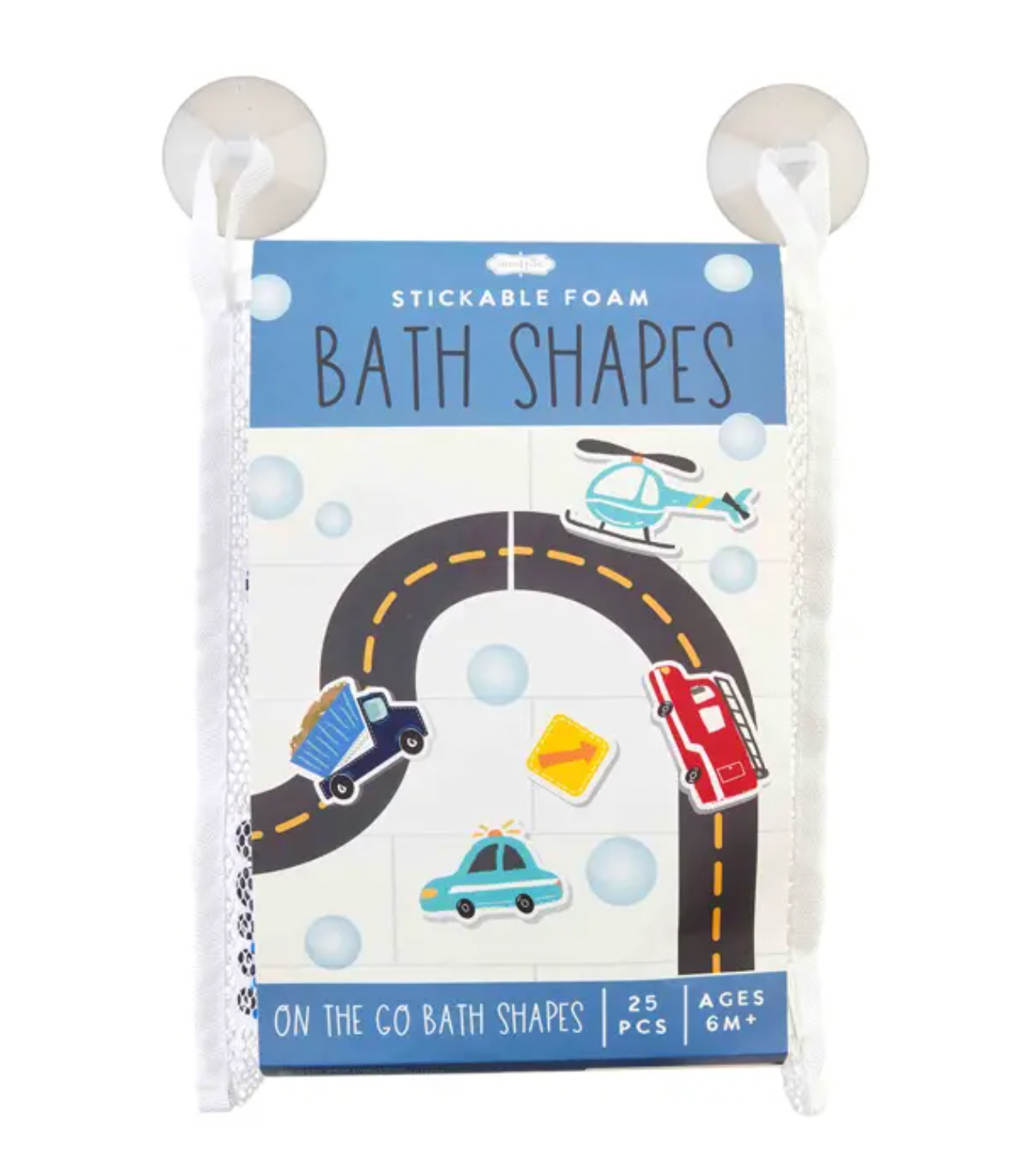 Transportation Bath Stickable Shapes