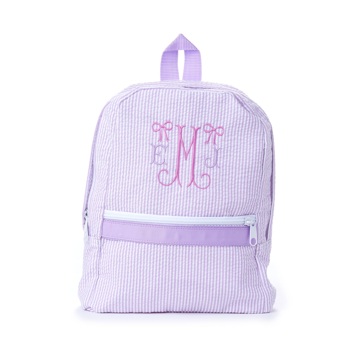 Personalized Seersucker Backpack with Name Applique, Seersucker
