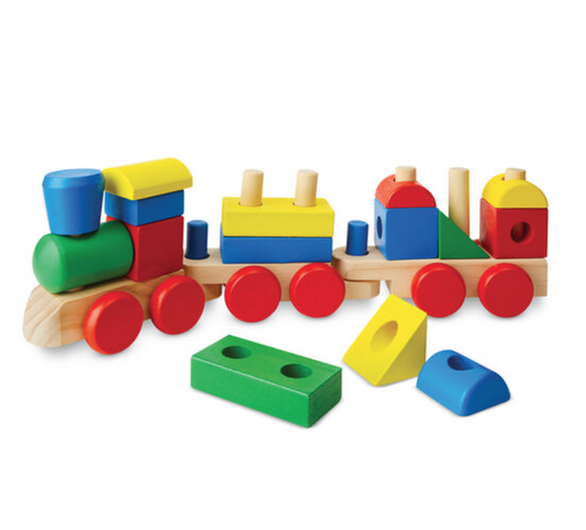 Stacking Train Toddler Toy, Bright Colors