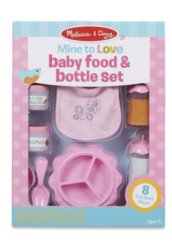 Mine To Love, Time to Eat Baby Food & Bottle Set