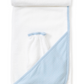 Towel with Mitt, Blue Polka Dots